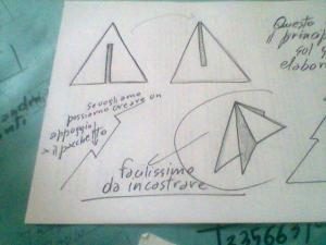 albero di natale a incastro